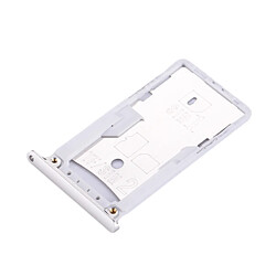 Acheter Wewoo Tiroir de Carte SIM argent pièce détachée pour Xiaomi Redmi Note 3 Qualcomm Version Plateau de SIM & SIM / TF