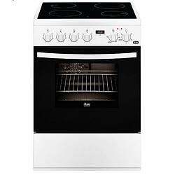 Cuisinière vitrocéramique a 56l 4 feux blanc - fcv6530cwa - FAURE