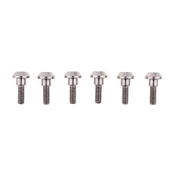 12pcs Boulons de Rotor de Frein à Disque de Moto, en Titane, M6 x 20mm