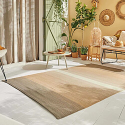 Jardindeco Tapis extérieur en polypropylène Spargi 1744 beige 120 x 160 cm.