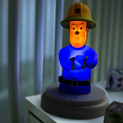 Alecto Veilleuse à LED Fireman Sam Bleu et jaune 