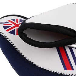 10pcs tête de golf couvre tête couvre fer protéger union jack beige + bleu foncé pas cher