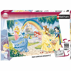 Ludendo Puzzle 100 pièces : le jardin des princesses Disney