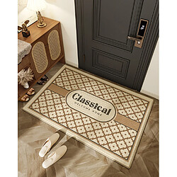 LUUCOZK Tapis de porte avant antidérapants pour entrée intérieure – Motif 4-120x180cm pas cher