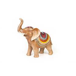 Figurine Décorative Romimex Résine Eléphant 