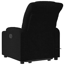 Acheter Maison Chic Fauteuil Relax pour salon, Fauteuil inclinable de massage électrique Noir Tissu -GKD48664