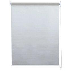 Decoshop26 Store enrouleur de fenêtre occultant protection solaire store à tirage latéral 50x160cm opaque gris 04_0004427