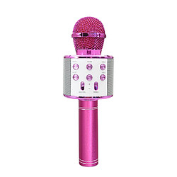 Microphone Karaoke bluetooth haut parleur ozzzo violet pour Samsung Galaxy Tab S6 