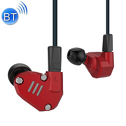 Wewoo Ecouteurs écouteur intra-auriculaire HiFi alliage d'aluminium de huit unités cercle fer sans microphone (rouge) 