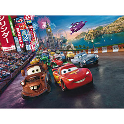 AG ART Papier peint XXL intisse Cars Disney h 255 cm L 360 cm