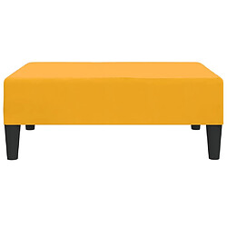 Avis Maison Chic Repose-pied,Tabouret confortable Jaune 78x56x32 cm Velours -MN25597