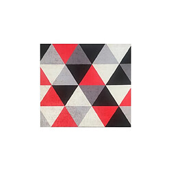 Mani Textile Tapis Triangle Rouge Tapis Triangle Rouge Dimensions - 50x80