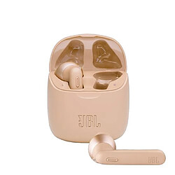 Ecouteurs intra auriculaire sans fil Bluetooth JBL TUNE 225TWS Or 