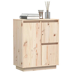 Acheter Maison Chic Buffet,Meuble de Rangement,commode pour salon,Cuisine 60x34x75 cm Bois massif de pin -MN90248