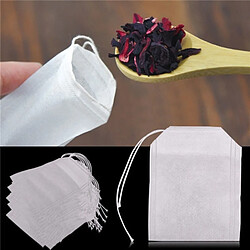 Acheter Wewoo 100pcs / lot sachets de thé parfumés avec filtre en papier, taille: 5,5 x 7 cm