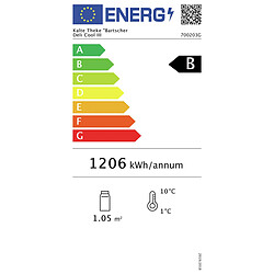 Vitrine Réfrigérée à Poser Éclairage LED - 160 litres - Bartscher