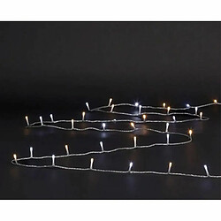 Guirlande de noël extérieur 100 LED 8F Blanc froid chaud - FEERIC CHRISTMAS 