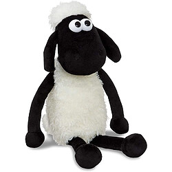 Universal Agneau Sean 611738 pouces peluche mignon jouet, noir et blanc, 8 pouces, pour adultes et enfants(blanche)