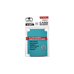 Ultimate Guard - 10 intercalaires pour cartes Card Dividers taille standard Bleu PÃ©trole