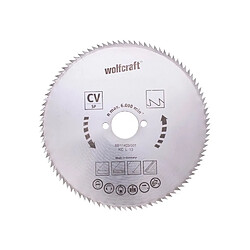 WOLFCRAFT Lame scie circulaire CV - 100 dents - Ø 190 x 16 mm