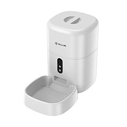 Tellur Smart WiFi Pet Feeder, Caméra UltraHD, 4L, Blanc