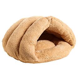 Chaud Pet House Chiens Chats Lit Coussin Tapis Pad Nid Cave Sac De Couchage Beige