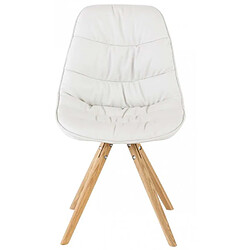 Lot de 2 Chaises Matelassée Blanche KosyForm