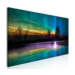 Paris Prix Tableau Imprimé Rainbow Aurora Narrow 50 x 150 cm 