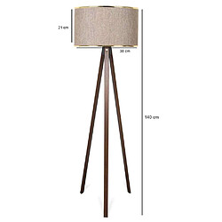 Avis Hanah Home Lampadaire en bois Floor.