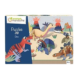 Puzzle Circus Avenue Mandarine Dinosaures