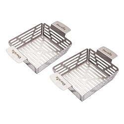 Lot de 2 paniers en inox Grill+® - Char-Broil