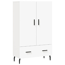 Maison Chic Buffet,Meuble de Rangement,commode pour salon,Cuisine blanc 69,5x31x115 cm bois d'ingénierie -MN16954