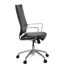 Avis Chaise de bureau / Fauteuil de direction PONTERA PRO simili cuir noir hjh OFFICE