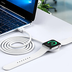 Avis Câble Magnétique Apple Watch Puissance 3W Connecteur USB 1,2m Swissten Blanc