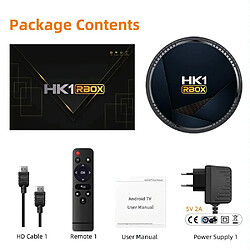 Box Android TV Quad Core 2GB RAM 16GB ROM 4K UHD Smart Streaming YONIS