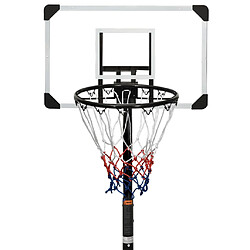 Acheter vidaXL Support de basket-ball Transparent 216-250 cm Polycarbonate