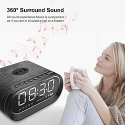 Avis Yonis Enceinte Bluetooth 5.0 Sans Fil Chargeur Alarme LED FM Micro USB Basses Puissantes