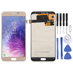 Wewoo Matériel TFT Ecran LCD et numériseur Assemblage complet pour Galaxy J4 2018 J400F / DSJ400G / DS Or 