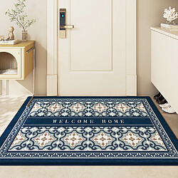 LUUCOZK Tapis de porte avant antidérapants pour entrée intérieure – Motif 4-100x160cm