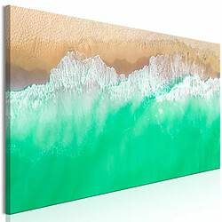 Paris Prix Tableau Imprimé Coast Narrow Green 50 x 150 cm 