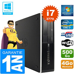 PC HP Compaq 8300 SFF Core I7-3770 Ram 4Go Disque 500 Go Graveur DVD Wifi W7 - Occasion