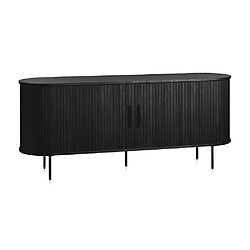 MAISON AUBERTIN Buffet bois noir alba 180x45cm