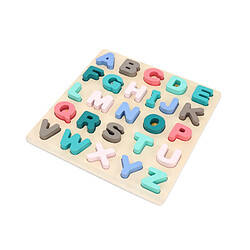 Mobili Rebecca Jeu Puzzle Lettres de l'Alphabet pour Enfants Rebecca Mobili Jambo À partir de 3 ans Bois Multicolore 2,5x30x30 