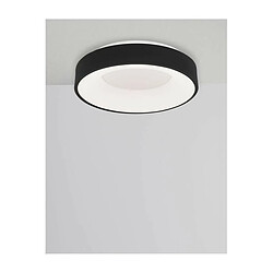 NOVA LUCE Plafonnier RANDO THIN Sable Noir LED 30 W