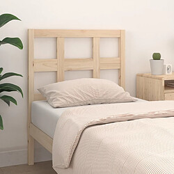 Avis Maison Chic Tête de lit scandinave pour lit adulte,Meuble de chambre 95,5x4x100 cm Bois massif de pin -MN59327