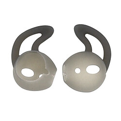 Wewoo Anti poussière Oreillettes en silicone sans fil Bluetooth pour oreillette pour Apple AirPods (Gris)