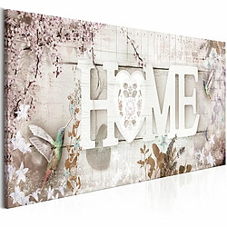 Paris Prix Tableau Imprimé Home & Hummingbirds Beige Narrow 40 x 120 cm