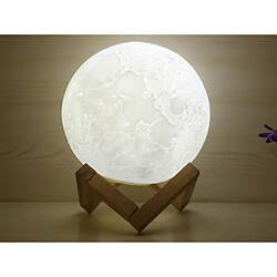 TechKidz Lampe veilleuse pour Enfant Modèle Voyage sur la Lune Blanc / Bleu