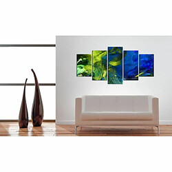 Paris Prix Tableau Imprimé Dance of Green Flames 100 x 200 cm