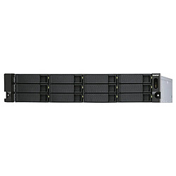 QNAP 12-bay 2U rackmount SATA JBOD expansion unit, redundant PSU, with a QXP-1600eS PCIe SATA host card and 3 SFF-8088 to SFF-8644 SAS/SATA 6Gb/s external cables. QNAP 12-bay 2U rackmount SATA JBOD expansion unit, redundant PSU, with a QXP-1600eS PCIe SATA host card and 3 SFF-8088 to SFF-8644 SAS/SATA 6Gb/s external cables.